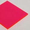 ACRYLIC SHEET, RED, FLOURESCENT (#4102)