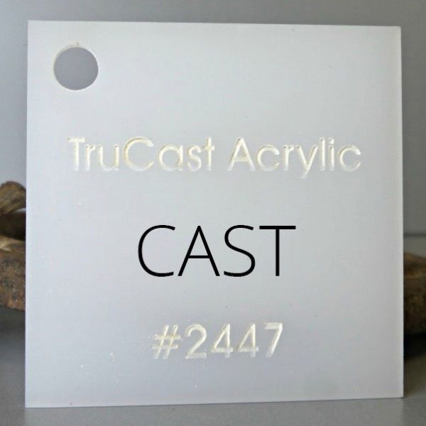 CAST, ACRYLIC SHEET, WHITE, 2% (#2447)